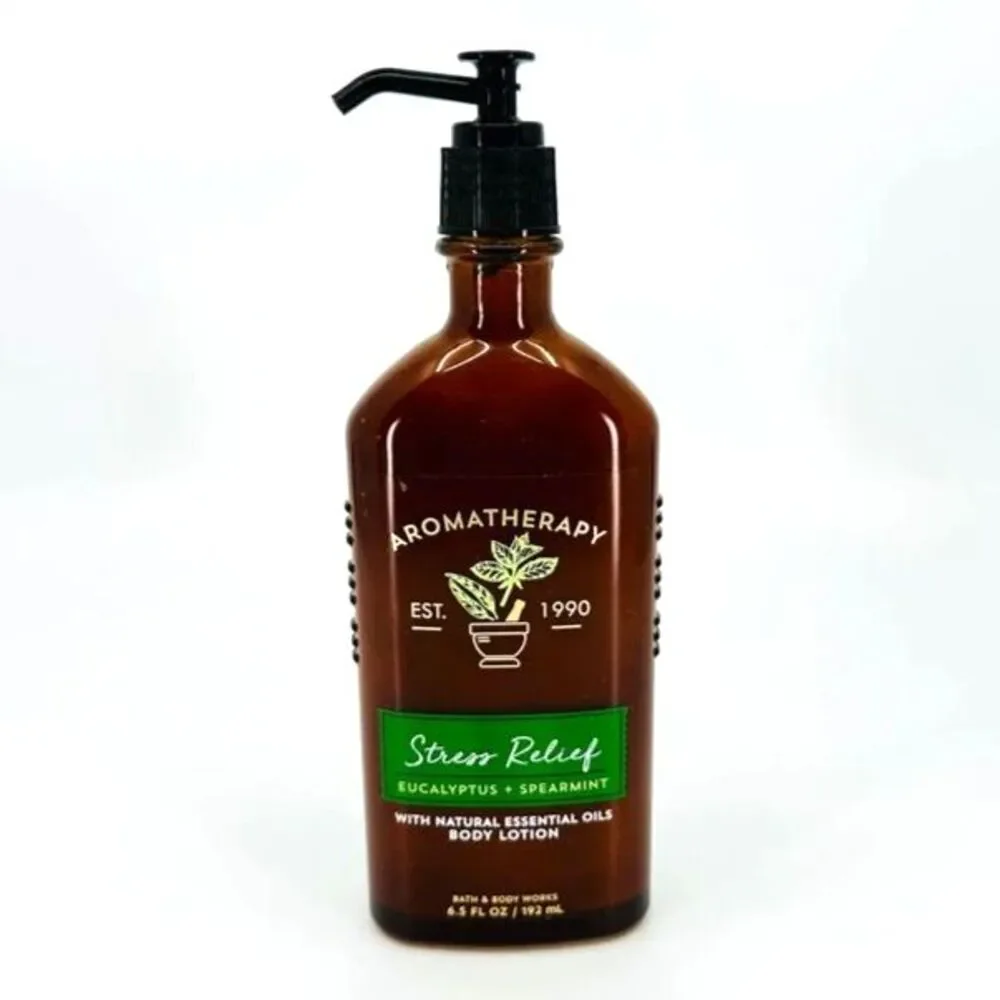 Bath & Body Works Aromatherapy Stress Relief Eucalyptus Spearmint Lotion 6.5 oz